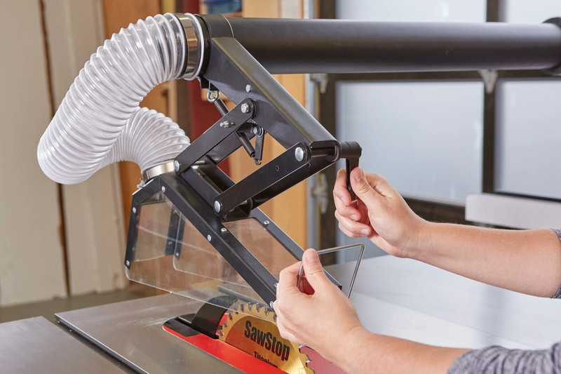 Floating Overarm Dust Collection Guard